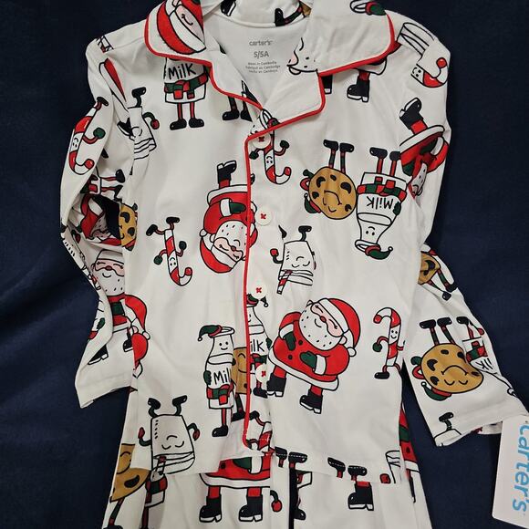 Carters Christmas Pajamas Size 5 NWT Sleepwear - Picture 2 of 4